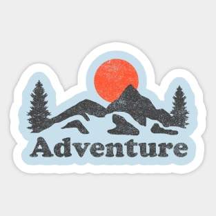 nature lovers mountains adventure Sticker